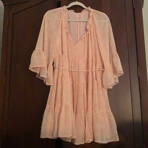 Hello Molly Pink Dress, Medium